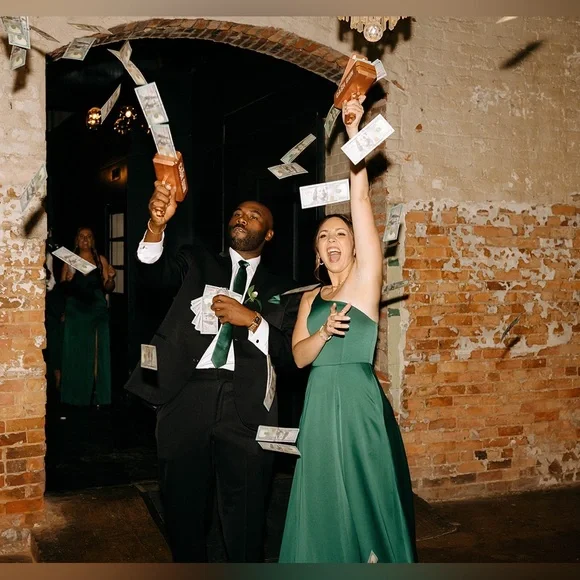 Maxi one shoulder bridesmaid dress - Picture 4 of 5